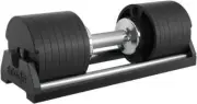 SNODE AD80 Drop Proof 80 lbs Adjustable Dumbbell Set -Adjustable Black