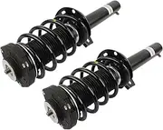 JILORTH 8J0413029M, 8J0413029D 1Pair Front Shock Absorbers Compatible for Audi TT TTS MKII TTRS, Quattro 2007-2015, Front Struts, No Compatibility Issues, Guaranteed Smooth Installation