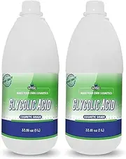 Myoc Glycolic Acid | Cosmetic Grade | DIY Skincare & Haircare Formulation - 2 L / 67.62 Fl Oz