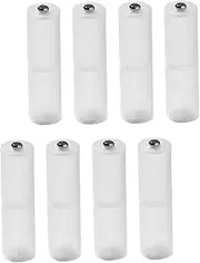 CAXUSD 8Pcs Battery Organizer Storage Case Durable Battery Converters for AAA to Aa Adaptation Material for Home Use and Everyday Storage Needs