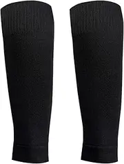1 P Shin Guard Socks Men Women Soccer Shin Socks Football Calf Sleeves Black