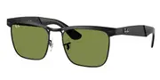 Ray-Ban RB3875 Wayfarer Deluxe 006/4E Men's Sunglasses Black Size 53