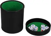 Mobestech All-inclusive Dice Cup Set Material Dice Shaker with Lid 6 Included Portable Game Night Props