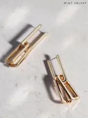 Mint Velvet Gold Link Earrings (Q81794) | $58