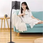 Adjustable Metal Lazy Bracket Height-Adjustable Gooseneck Compatible with Tablet Phone Mount Holder Floor Stand 4.7-12.9 Inches Tablet Stand Holder for Bed