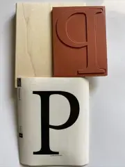 STAMPIN' UP! ~Monogram P Wood Rubber Stamp