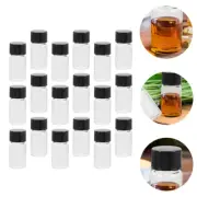 20 Pcs Glass Sample Vial Women's Laboratory