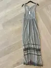 $165 James Perse Gray Sleeveless Racerback Maxi Dress Size 2/Small