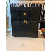 在飛比找Yahoo!奇摩拍賣優惠-Versace 凡賽斯 黑金 女王頭設計 霸氣好看 黑標 男