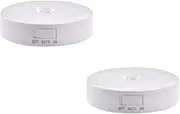 [2 Pack] LED Motion Sensor Night Light – Rechargeable, USB Powered, Magnetic Mount, Warm/White Light, Auto On/Off, Wireless Human Body Sensor for Bedroom, Closet, Hallway, No Hub Required
