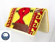 Debajo Del Sillín Western Paño Grueso y Suave Caliente Y Pura Lana Acolchado De