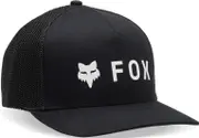 FOX Absolute Flexfit Cap, black-white, Size L XL for Men Black White