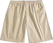 [JEShifangjiusu] Men's Straight Overalls 5-Point Shorts Daily Solid Color Casual Shorts Loose and Comfortable Essential Shorts