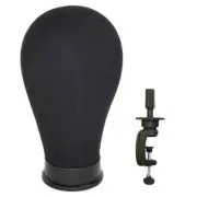 22 Inch Canvas Mannequin Head With Stand For Wig Making Display Holder