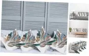 Feathers Pillow Cushion Cover Pack of 4, Vaned Types and Natal Contour Flight