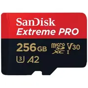 SanDisk 256GB Extreme Pro microSDXC Memory Card