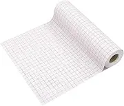 Transfer Tape for Vinyl - 12" x 33 FT Red Alignment Grid Clear Transfer Paper for Vinyl for Self Adhesive Vinyl - Medium Tack Vinyl Transfer Tape for Cricut, for Decals Signs Windows Stickers