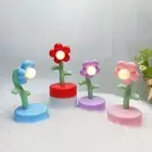 Cute Table Lamp Mini Bedside Light LED Flower Night Lamp Bedside