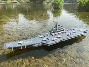 Super Large (68CM) Simulation Aircraft Carrier Remote Control Military Model Ship Water Model Toys Military Model