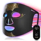 Red Light Therapy for Face 4 Modes LED Face Mask Light Therapy with Remote Po...
