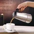 2/4/6/9 cups 100-450 ml steel moka espresso coffee maker percolator
