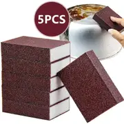 5Pcs Magic Sponge Eraser Carborundum Removing Rust Cleaning Brush Clean Rub