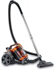 3600W Bagless Cylinder Vacuum Cleaner, Cyclonic Carpet and Hard Floor Cleaner, Lightweight & Compact, HEPA Filter, Extendable Hose, for Dust, Dirt and Floor
