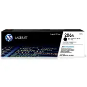 HP 206A Toner Black, Yield 1350 pages for HP Colour LaserJet Pro MFP M282nw, MFP M283fdn,MFP M283fdw Printer [W2110A]