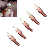 5 Pack Corn Removal Tool for Feet Mini Knives Stainless Steel Pedicure Knife Corn Callus Shaver Foot Dead Hard Thick Skin Remover Gray Nail Polish Cuticle Trimmer Heel Scraper Pedestal Care