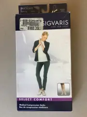 SIGVARIS Womens Select Comfort Compression Knee-Hi Socks 30-40 mmHg Natural