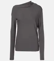[Toteme] Toteme Draped jersey top AU 6 grey