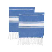 Nicola Spring Children's Turkish Cotton Towel Set - Navy - Pack Of 4