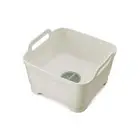 Joseph & Joseph Light Stone/Sage Wash & Drain 31cm Washing-Up Container Bowl