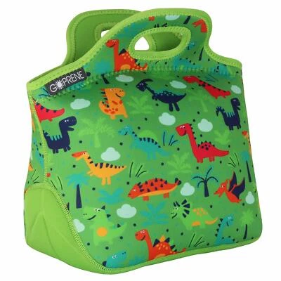 GOPRENE Lunch Bag Box For Boys Insulated Dinosaur Bento Box & Thermos Fit Easily