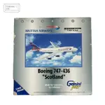 GEMINI 1/400 BRITISH AIRWAYS BOEING 747-400 “SCOTLAND” 飛機模型【TONBOOK蜻蜓書店】