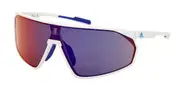 Adidas Sp0074 PRFM Shield 21Z Men's Sunglasses White Size 144