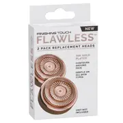 [Flawless Finishing Touch] Finishing Touch Flawless Generation 2 Facial Hair Remover Replacement Heads 2 Pack