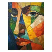 Blue Gold Canvas Print