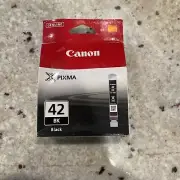 Genuine Canon PIXMAPro-100 Printer 42 BK Ink Cartridge Black CLI-42BK New Sealed