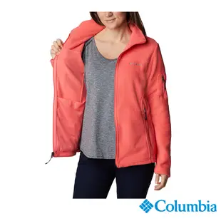 Columbia 哥倫比亞 女款-刷毛外套-橘紅 UER60810AH/FW22