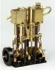 Saito Seisakusho Model Steam Engine T2DR-L Long stroke version of T2DR