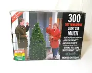 300 Net Miniature Indoor /Outdoor Light Set Christmas ~ 144" x 48" NEW