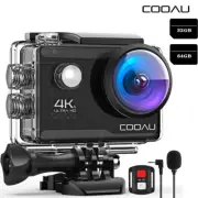 COOAU 4K 20MP Sport Action Camera Ultra HD WiFi Cam with Mounting Accessories