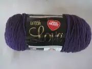 Red Heart With Love Aubergine Beren Jena Purple Large Yarn New