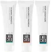 Enriched Cleansing Shampoo, Hydrating Conditioner & Bath Body Wash 30ml Pack 150 Pieces