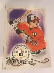2017 Topps Gypsy Queen Portrait Art Jumbo 5x7 Manny Machado Orioles MM2 02/49