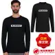 【瑞士 MAMMUT 長毛象】 亞洲限定款 男款 QD LOGO PRINT 長袖圓領T恤/1016-01030-00254 黑 PRT2