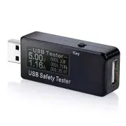 USB Digital Power Meter Tester Multimeter Current and Voltage Monitor, DC