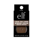 e.l.f. Lock on Liner and Brow Cream - Medium Brown