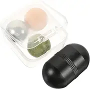1 Set Volcanic Stone Ball Eye Massagers Jade- Face Roller Beauty Roller for Face Facial Jade Massager Make up Eye Roller Beauty Massage Roller Vanity Facial Beauty Products Skin